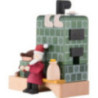 Smoking Stove with Santa - 13 cm / 5.1 inch