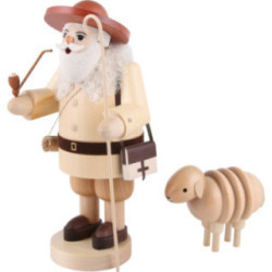 Räuchermännchen Schäfer mit Schaf - 34 cm