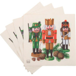 Servietten Nussknackertrio - 20 Stück