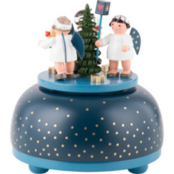 Music Box Angels with Presents - 11 cm / 4 inch