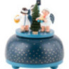 Spieldose Engel mit Geschenk - 11 cm