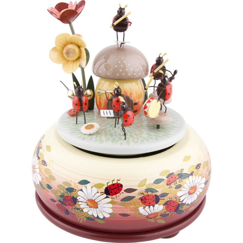 Spieldose Musizierende Käfer - 15 cm