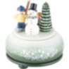 Spieldose Winterfreuden Ski - 14 cm