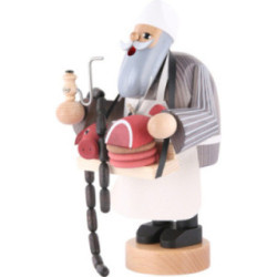 Räuchermännchen Fleischverkäufer - 19 cm