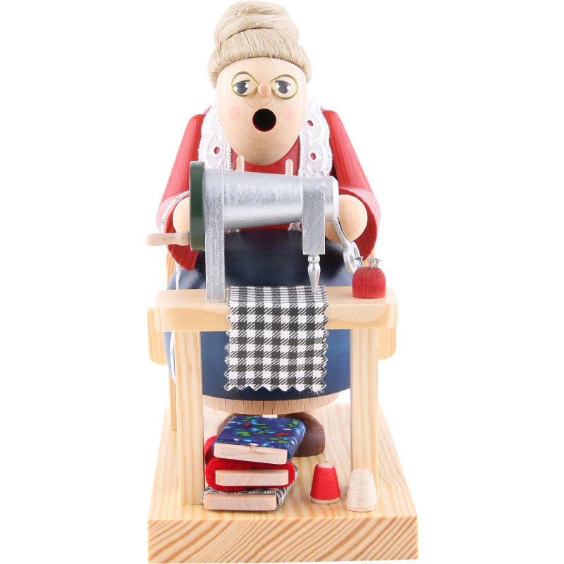 Smoker - Cutter Woman Sitting - 16 cm / 6 inch