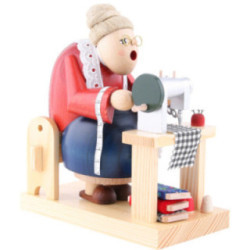 Smoker - Cutter Woman Sitting - 16 cm / 6 inch