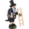 Räuchermännchen Schornsteinfeger mit Leiter - 18 cm