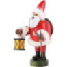 Smoker - Santa Claus with Lantern - 21 cm - 8 inch