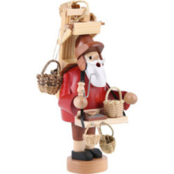 Räuchermännchen Korbhändler - 23 cm