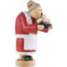 Smoker - Grandmother with Meal - 17 cm / 7 inch