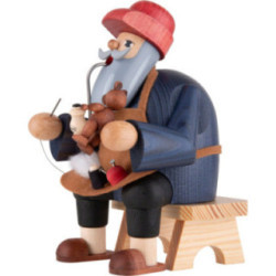 Smoker - Teddymaker - Shelf Sitter - 16 cm / 6.3 inch