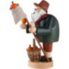 Räuchermännchen Apfelpflücker - 19 cm