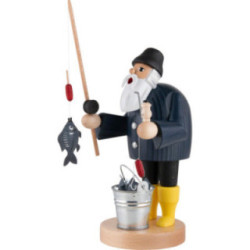 Räuchermännchen Angler - 23 cm