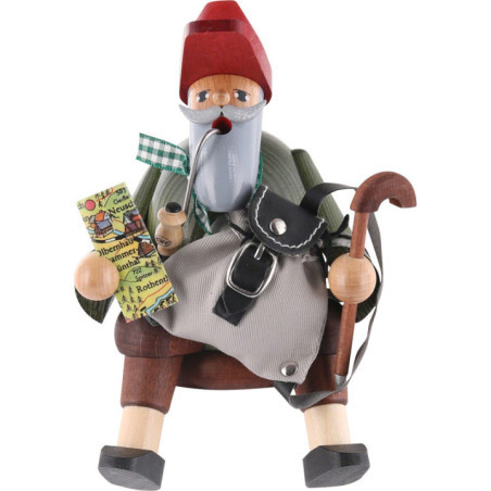 Räuchermännchen Wandersmann - Kantenhocker - 15 cm