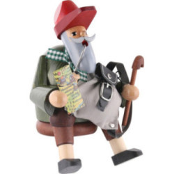 Räuchermännchen Wandersmann - Kantenhocker - 15 cm