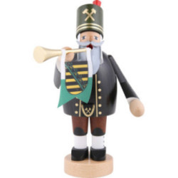 Räuchermännchen Bergmann mit Trompete - 20 cm