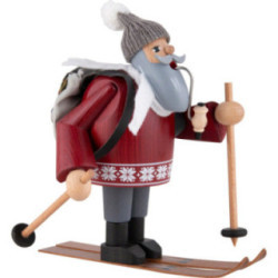 Räuchermännchen Skiwanderer - 19 cm