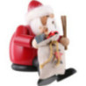 Räuchermännchen Weihnachtsmann - Kantenhocker - 26 cm