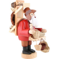 Räuchermännchen Korbhändler - 43 cm