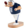 Räuchermännchen Footballspieler blau - 20 cm