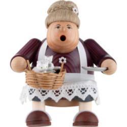 Räuchermännchen Katzenoma - 15 cm