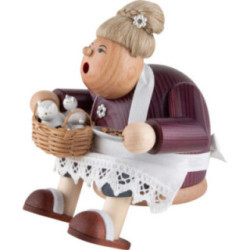 Räuchermännchen Katzenoma - 15 cm