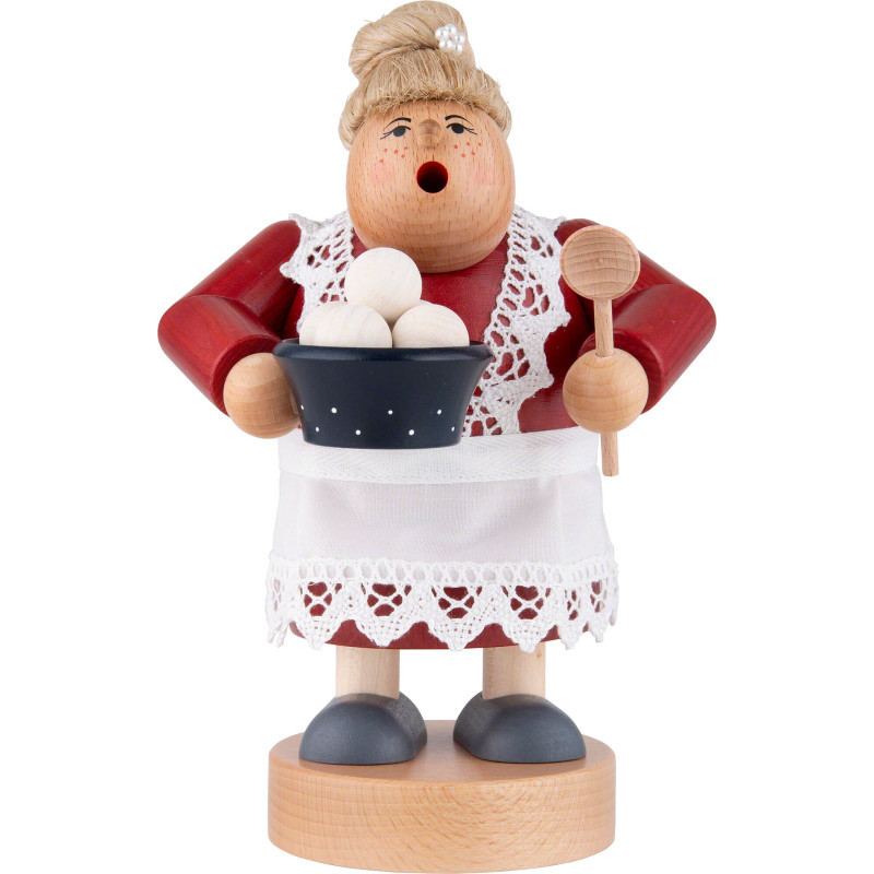 Räuchermännchen Kloßfrau - 21 cm