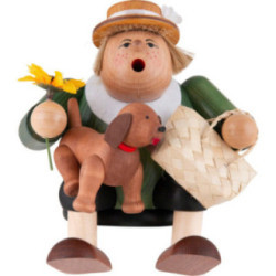 Smoker - Dog Lover - Shelf Sitter - 16 cm / 6.3 inch