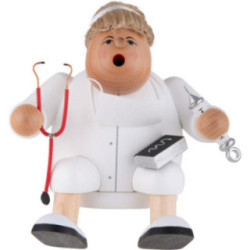 Räuchermännchen Kantenhocker Ärztin - 15 cm
