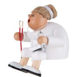 Räuchermännchen Kantenhocker Ärztin - 15 cm