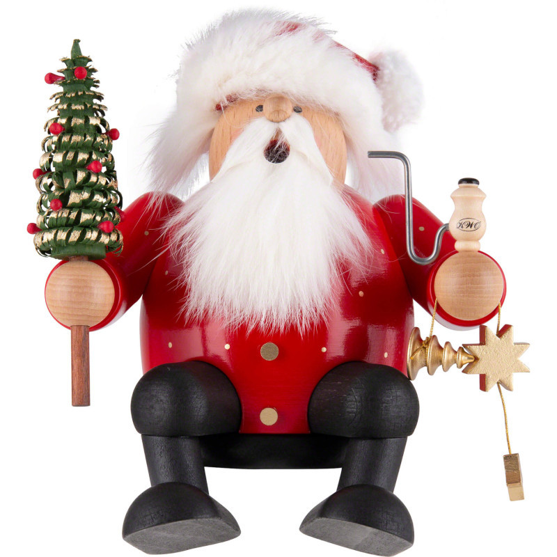 Räuchermännchen Weihnachtsmann - Kantenhocker - 16 cm