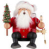Smoker - Santa - Shelf Sitter - 16 cm / 6.3 inch