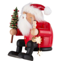 Smoker - Santa - Shelf Sitter - 16 cm / 6.3 inch