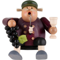 Räuchermännchen Winzer - Kantenhocker - 15 cm
