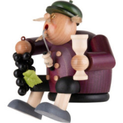 Räuchermännchen Winzer - Kantenhocker - 15 cm
