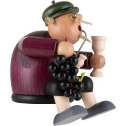 Räuchermännchen Winzer - Kantenhocker - 15 cm