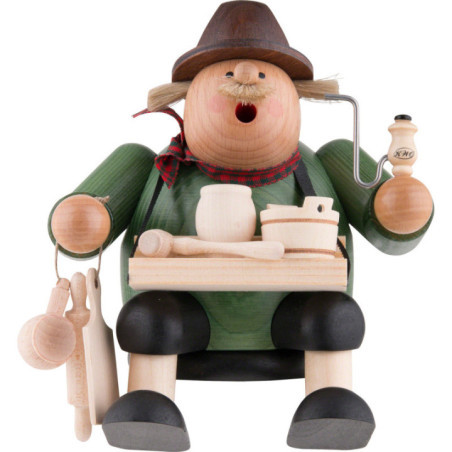 Smoker - Woodcraft Seller - Shelf Sitter - 15 cm / 6 inch