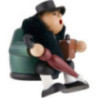 Räuchermännchen Reisetante - Kantenhocker - 16 cm