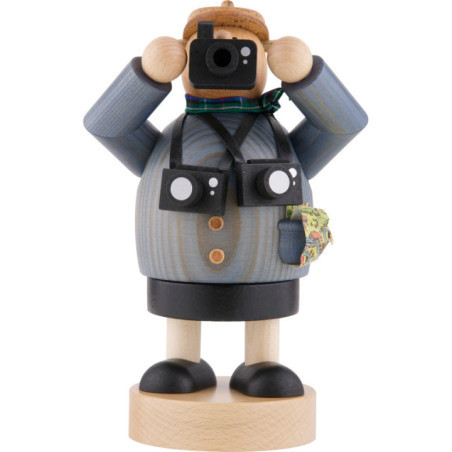 Räuchermännchen Fotograf - 20 cm