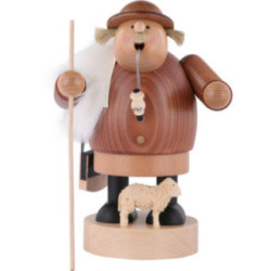 Smoker - Shepherd with Staff - 18 cm / 7 inch