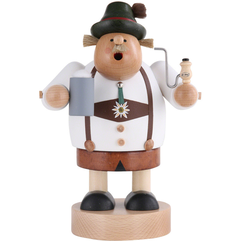 Smoker - Bavarian with Stein - 20 cm / 8 inch