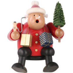 Räuchermännchen Kantenhocker Weihnachtsmann - 15 cm