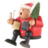Räuchermännchen Kantenhocker Weihnachtsmann - 15 cm