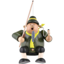 Räuchermännchen Angler - Kantenhocker - 18 cm