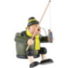 Räuchermännchen Angler - Kantenhocker - 18 cm
