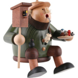 Smoker - Bird Lover - Shelf Sitter - 17 cm / 7 inch
