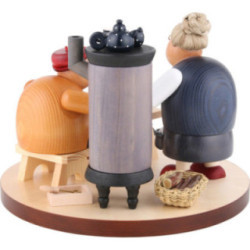 Räuchermännchen Bauernstube 3-teilig - 22 cm