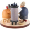 Räuchermännchen Bauernstube 3-teilig - 22 cm