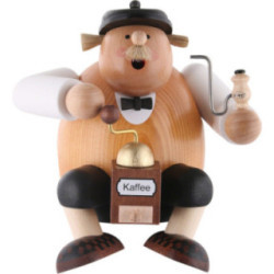 Smoker - Saxony Coffee Lover - Shelf Sitter - 15 cm / 6 inch