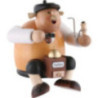 Smoker - Saxony Coffee Lover - Shelf Sitter - 15 cm / 6 inch